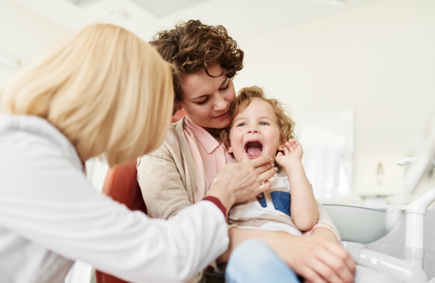 Children's Dentistry child with dentist