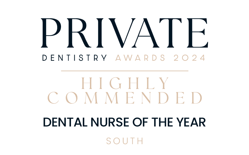 private dentistry awards 2025 highly commended logo