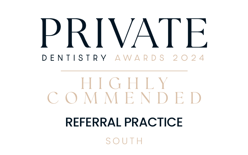 private dentistry awards 2025 highly commended logo