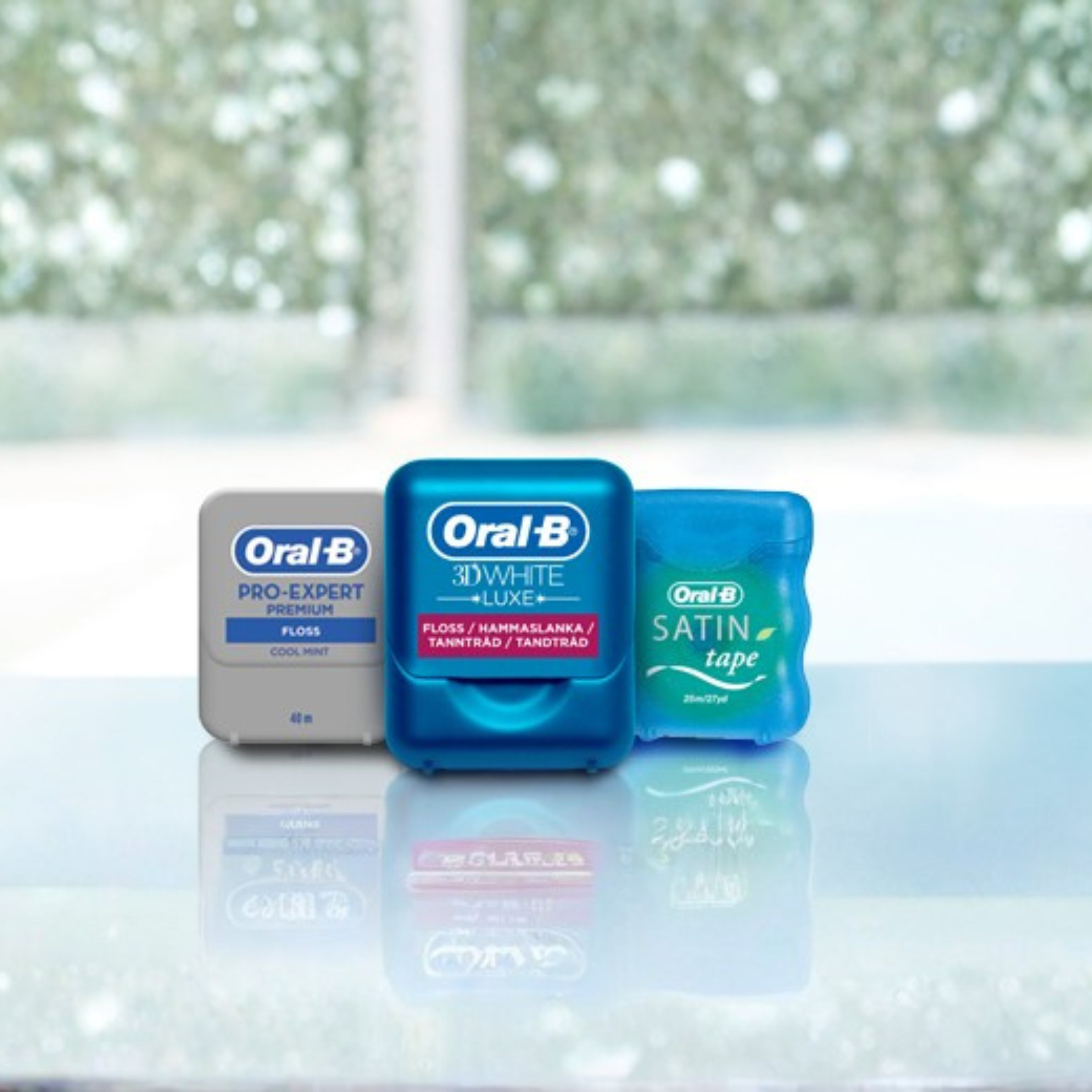 Different types of OralB floss