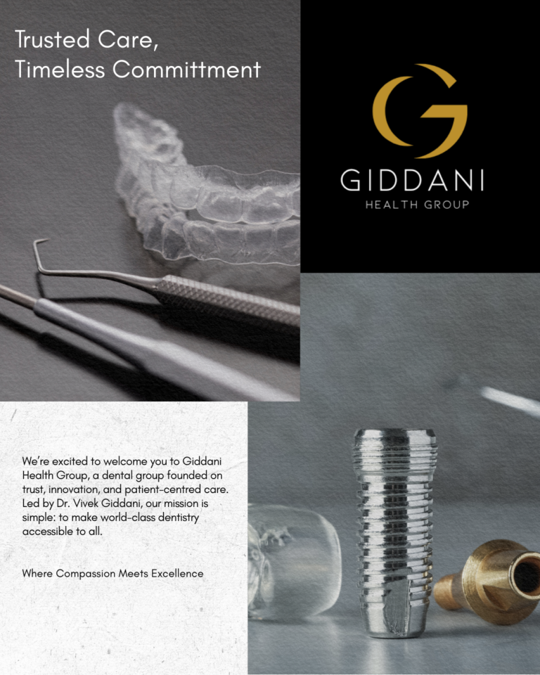 Giddani Health Group logo on banner