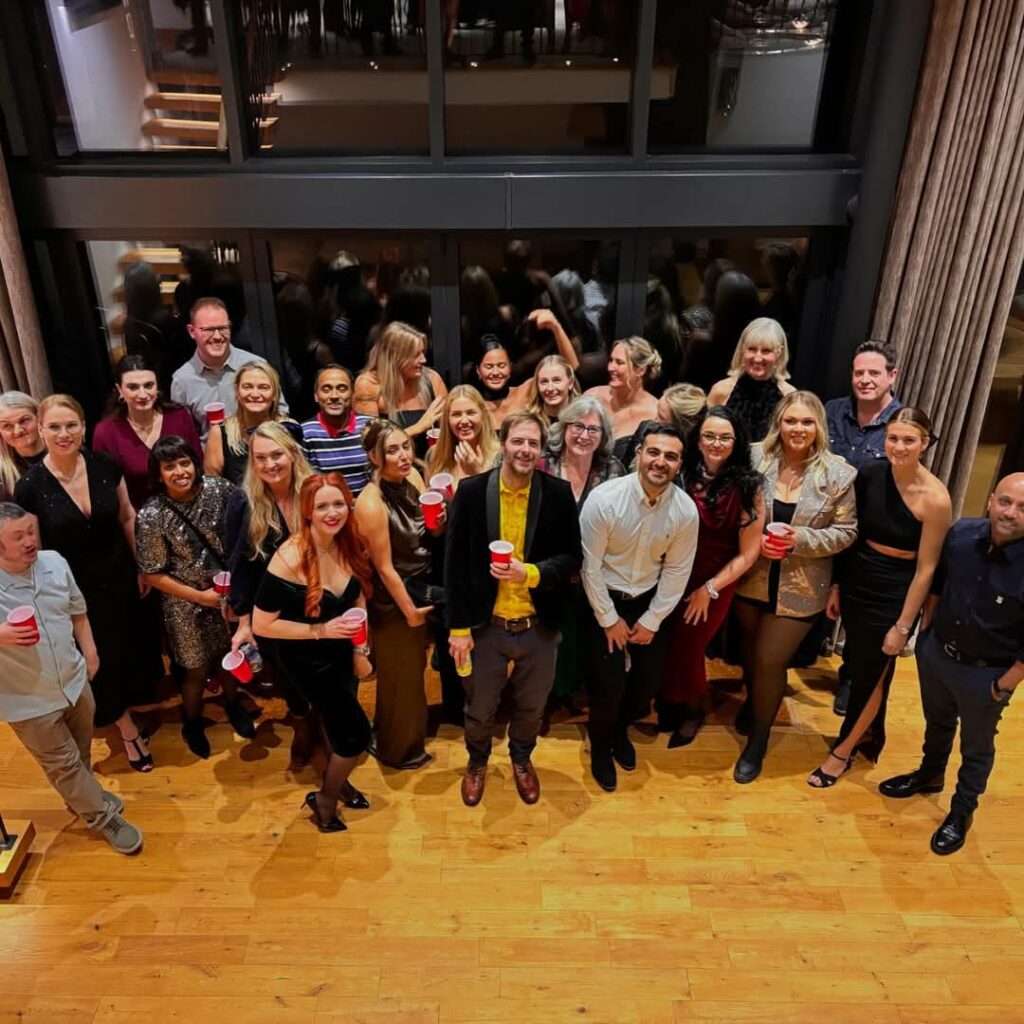 team christmas party staff 2024