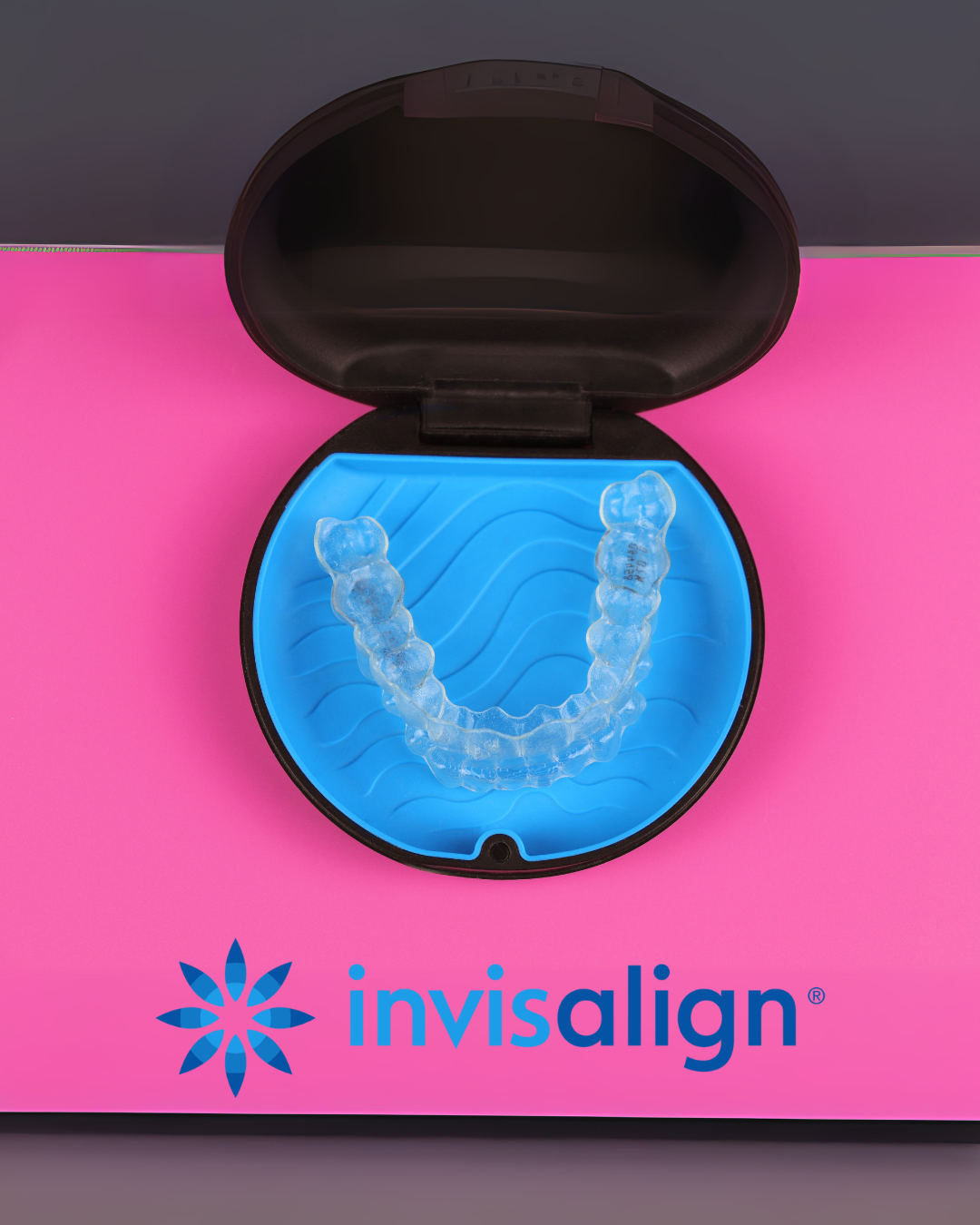 Invisalign tray in case